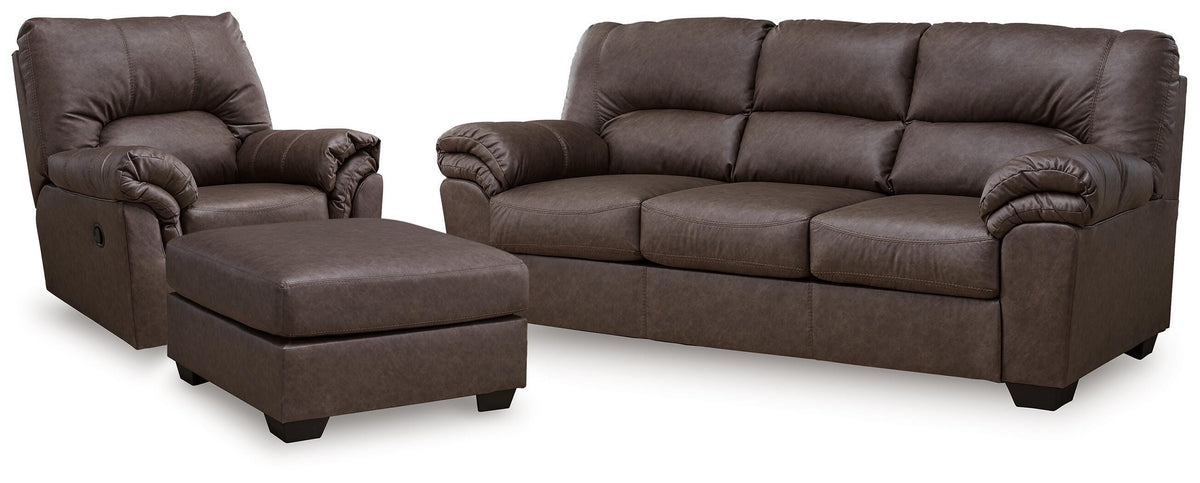 WillowBend Sofa, Recliner and Oversized Accent Ottoman from Ashley - Luna Furniture