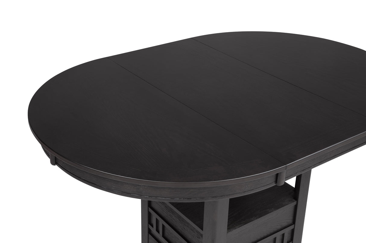 Hartwell Charcoal Counter Height Table from Crown Mark - Luna Furniture
