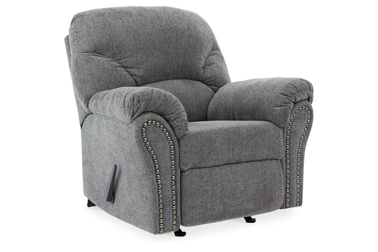Allmaxx Pewter Sofa, Loveseat and Recliner from Ashley Furniture - Luna Furniture