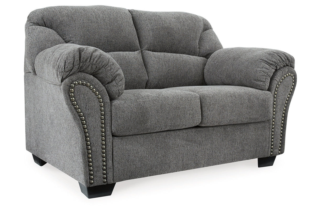 Allmaxx Pewter Sofa and Loveseat from Ashley Furniture - Luna Furniture