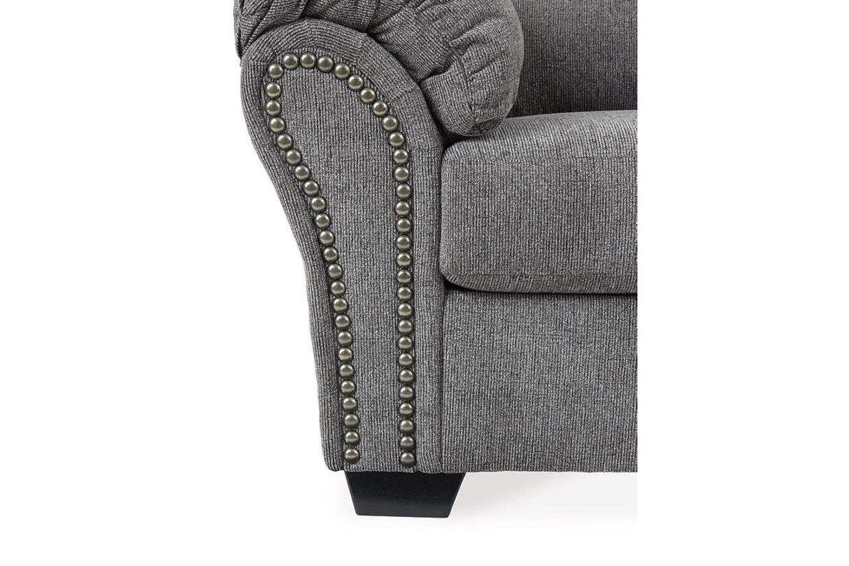 Allmaxx Pewter Sofa, Loveseat and Recliner from Ashley Furniture - Luna Furniture