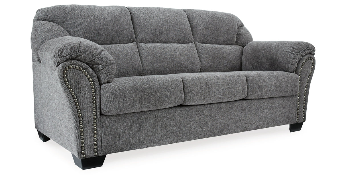 Allmaxx Sofa, Loveseat and Recliner in Pewter from Ashley Furniture - Luna Furniture