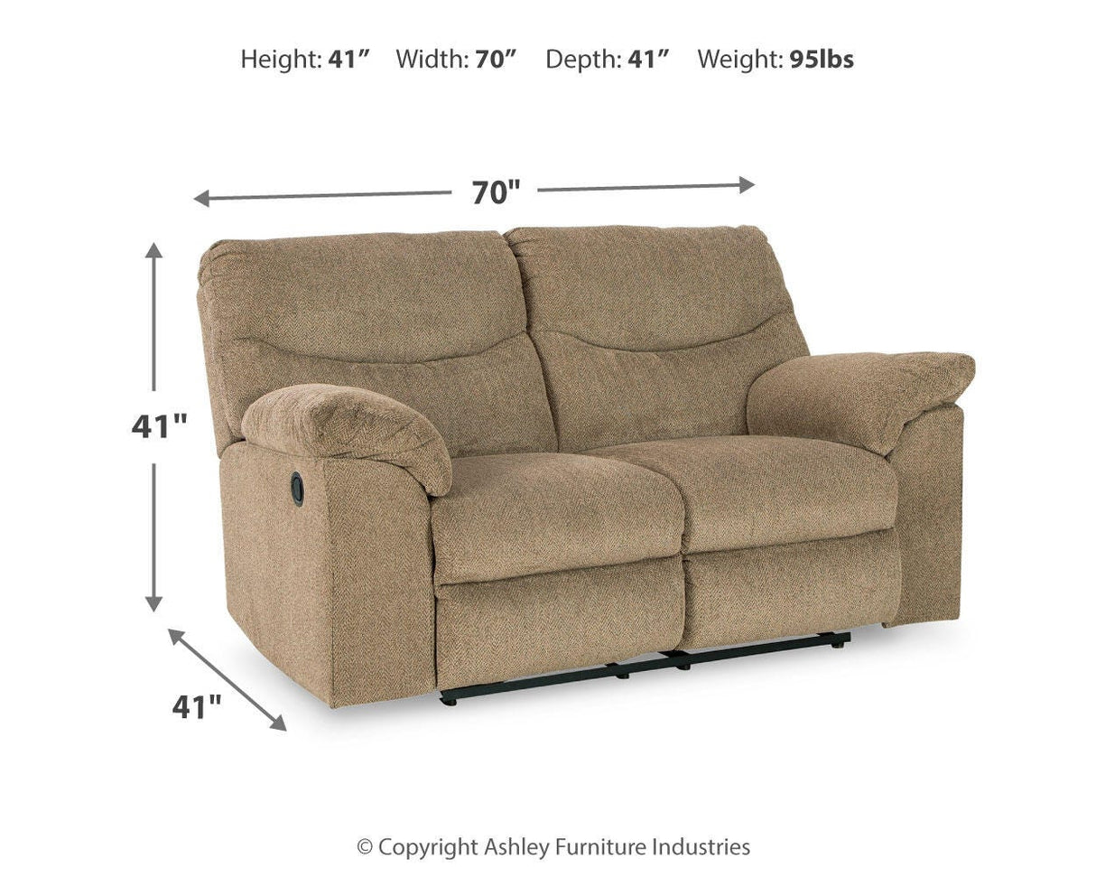 Alphons Briar Reclining Sofa, Loveseat and Recliner from Ashley - Luna Furniture