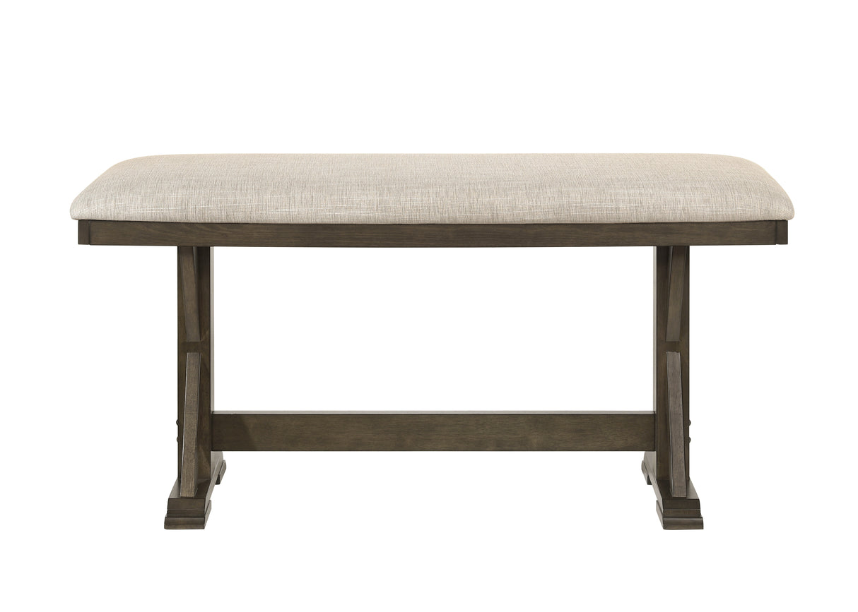 Lloyd Brown/Oat Counter Height Bench