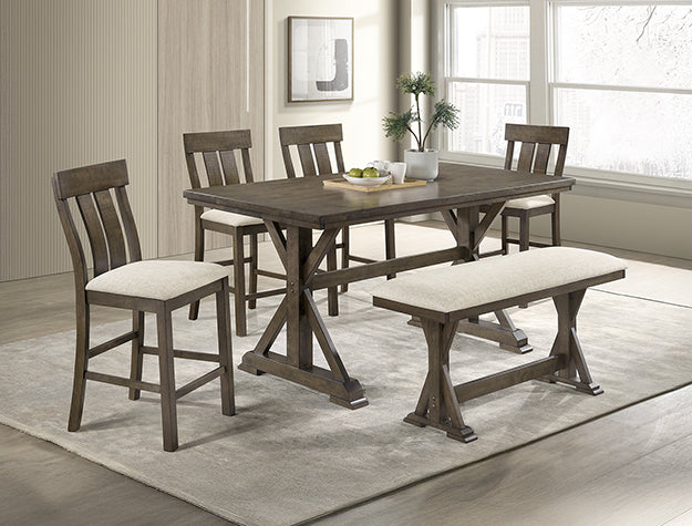 Lloyd Counter Height Chair, Set of 2 from Crown Mark - Luna Furniture