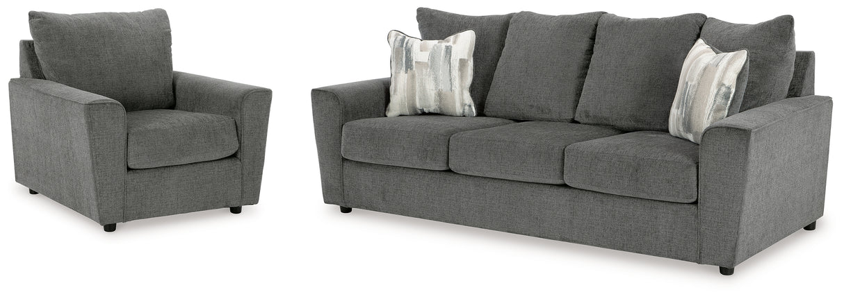 Stairatt Gravel Sofa and Chair from Ashley Furniture - Luna Furniture
