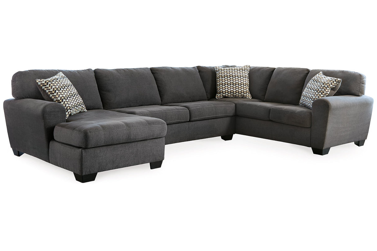 Ambee Slate 3-Piece Sectional with Chaise from Ashley - Luna Furniture