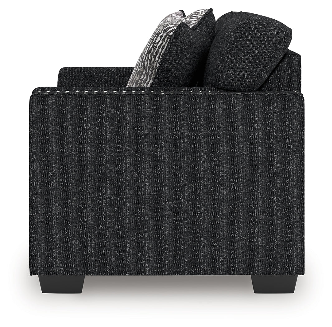 Jasmine Peaks Coal Sofa and Loveseat from Ashley Furniture - Luna Furniture