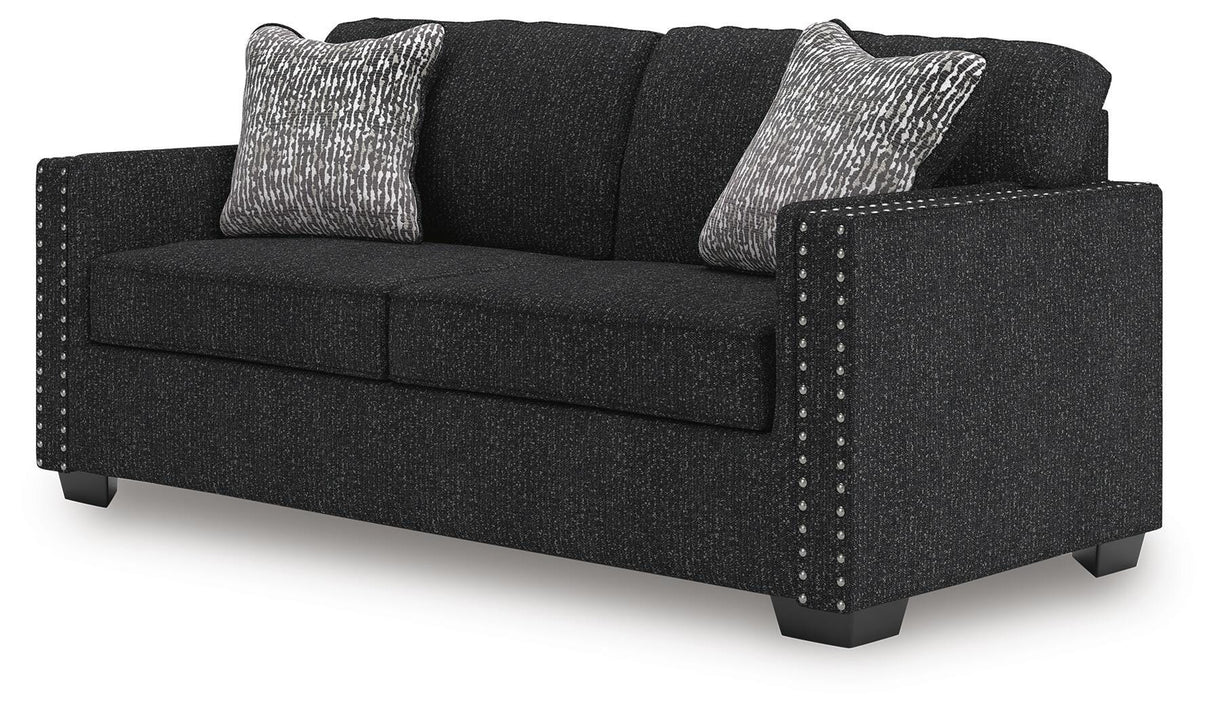 Jasmine Peaks Coal Sofa and Loveseat from Ashley Furniture - Luna Furniture