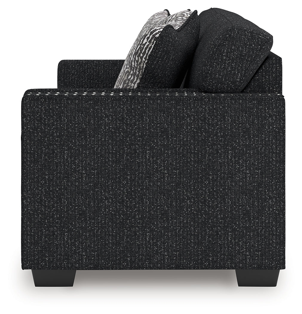Jasmine Peaks Coal Sofa and Loveseat from Ashley Furniture - Luna Furniture
