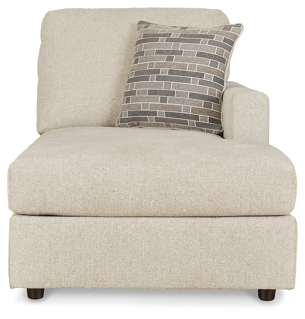 Edenfield Linen Right-Arm Facing Corner Chaise from Ashley Furniture - Luna Furniture