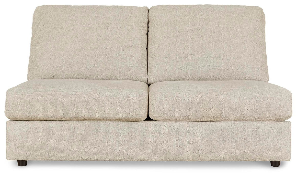 Edenfield Linen Armless Loveseat from Ashley - Luna Furniture