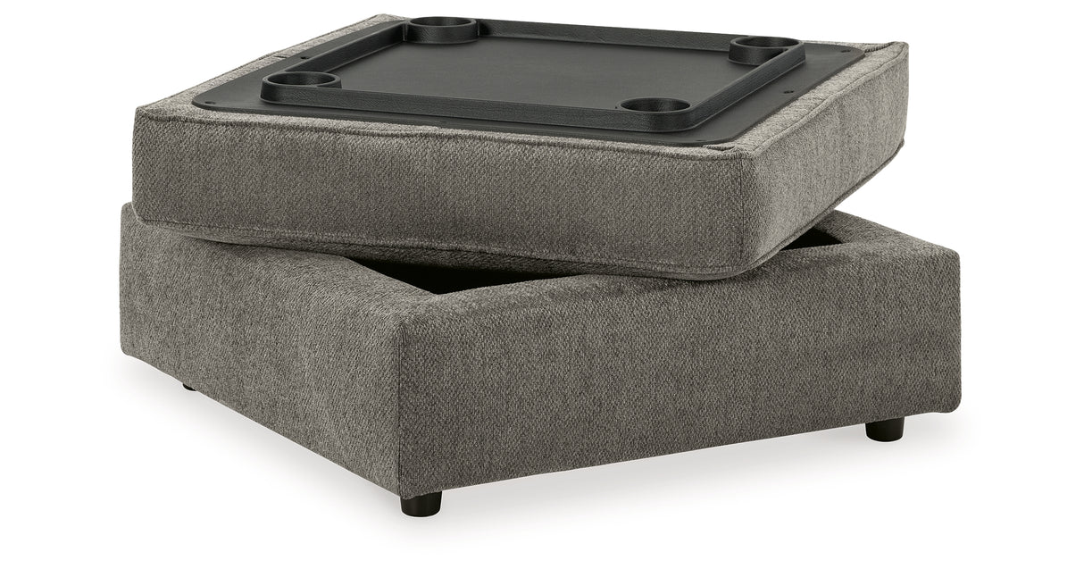O'Phannon Putty 2-Piece Sectional with Ottoman from Ashley Furniture - Luna Furniture