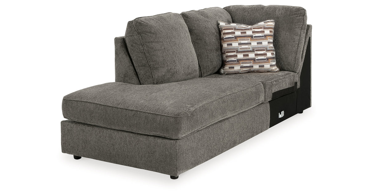 O'Phannon Putty Left-Arm Facing Corner Chaise from Ashley Furniture - Luna Furniture