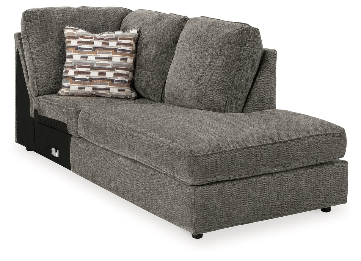 O'Phannon Putty 2-Piece Sectional with Ottoman from Ashley Furniture - Luna Furniture