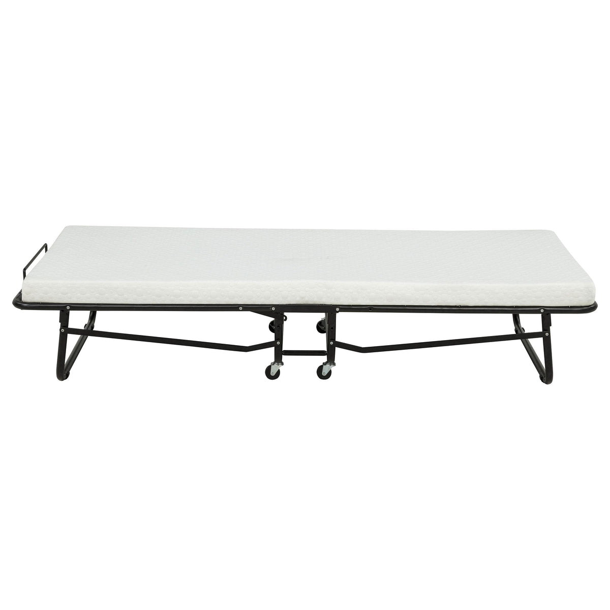 Massey Black Twin Folding Bed Frame with Memory Foam Mattress from Coaster - Luna Furniture