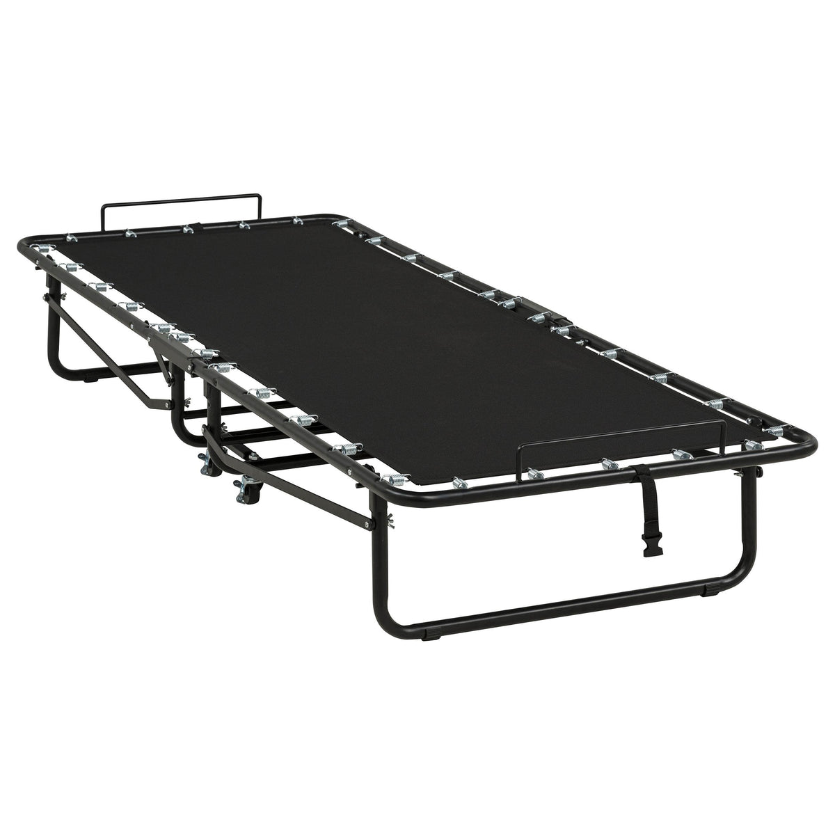 Massey Black Twin Folding Bed Frame with Memory Foam Mattress from Coaster - Luna Furniture