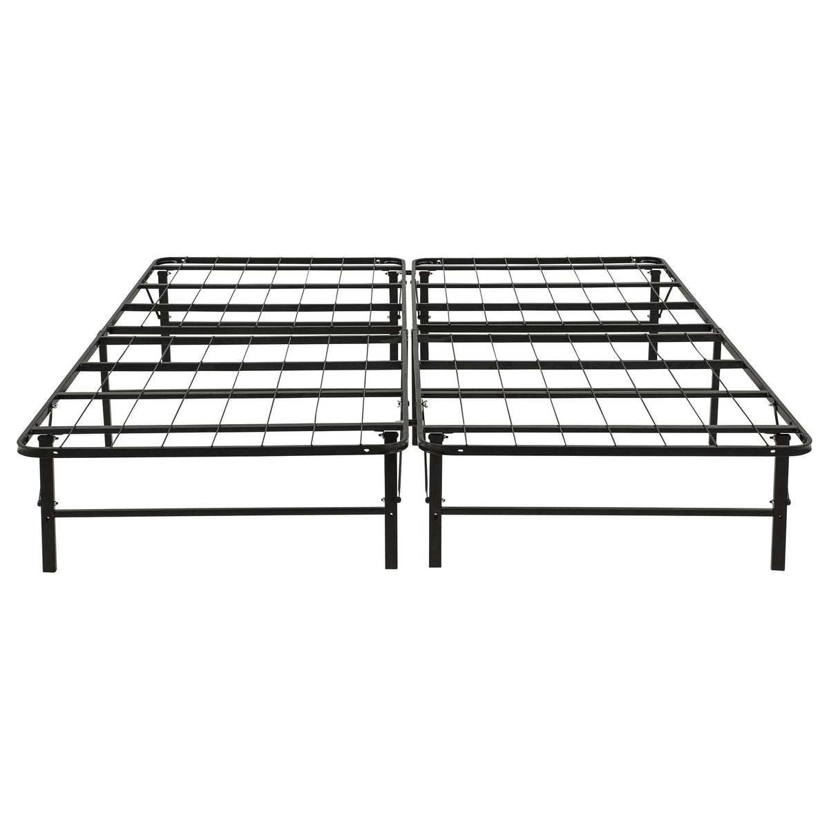 Kramer Black California King Folding Metal Bed Frame from Coaster - Luna Furniture