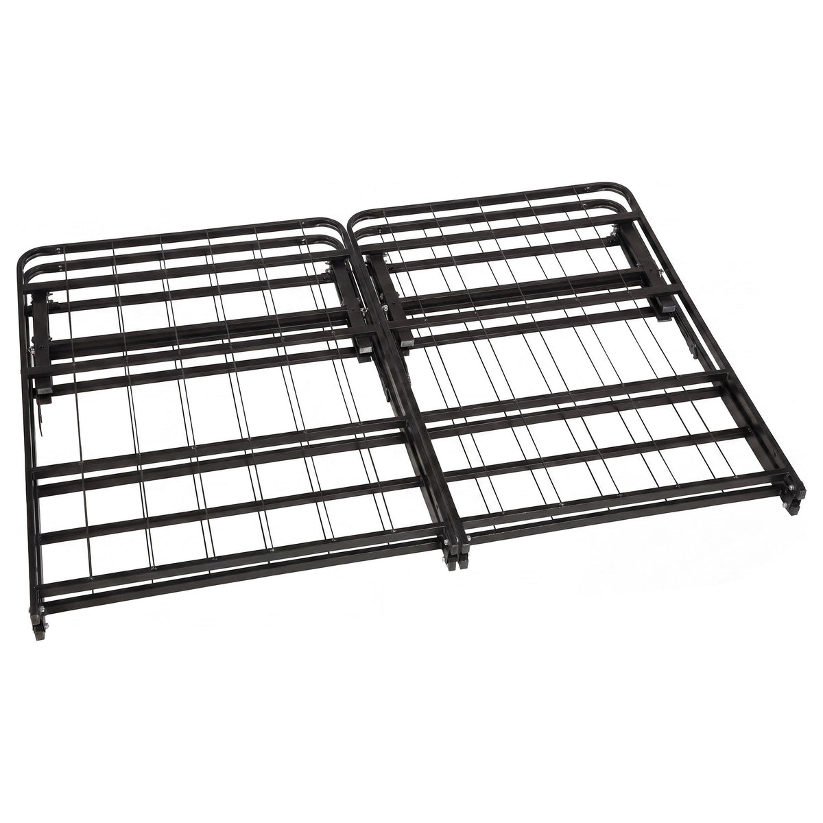 Kramer Black California King Folding Metal Bed Frame from Coaster - Luna Furniture