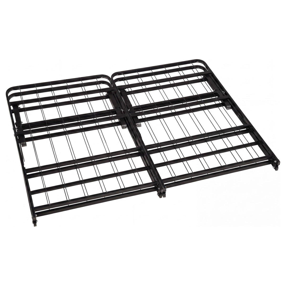 Kramer Black Queen Folding Metal Platform Bed Frame from Coaster - Luna Furniture