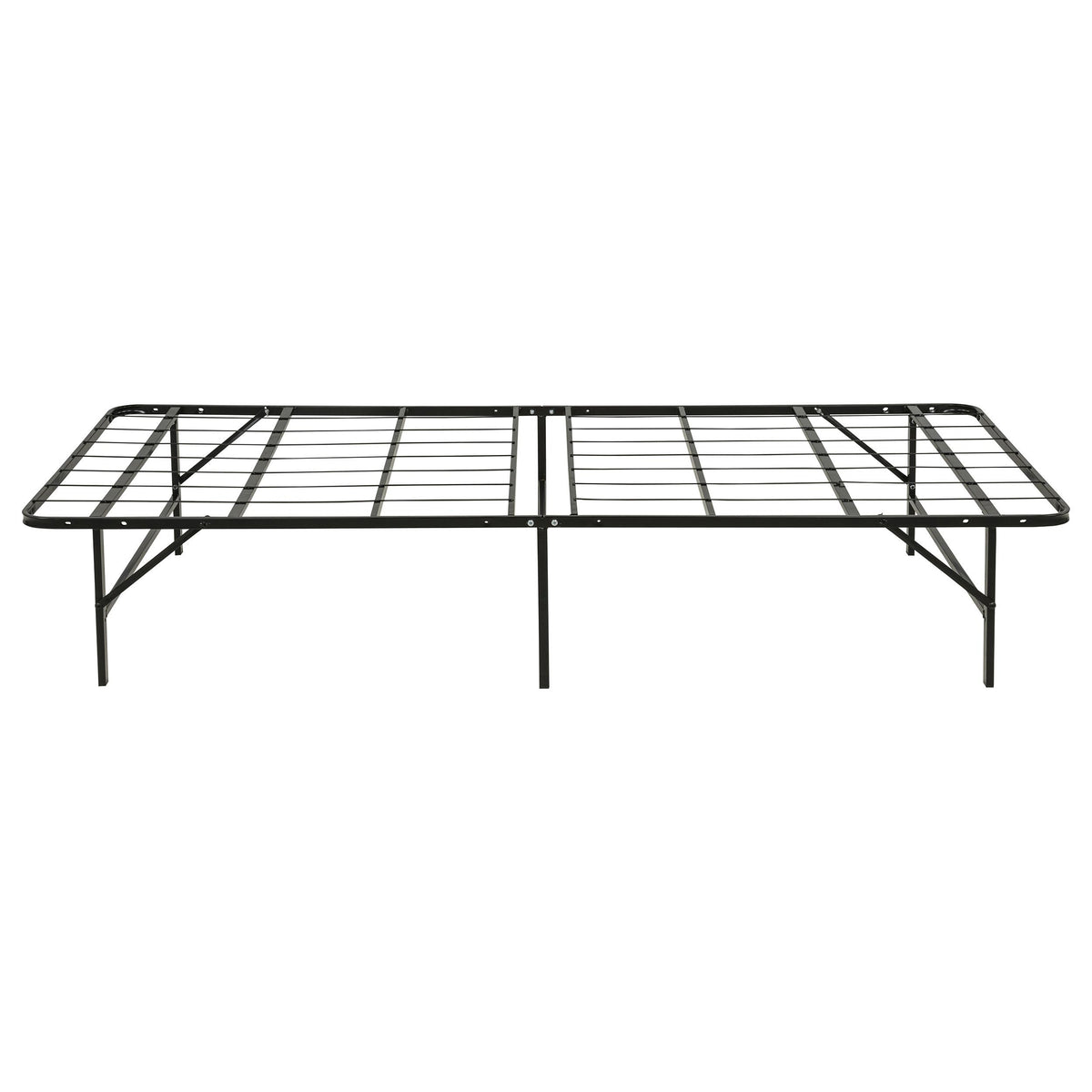 Kramer Black Twin XL Folding Metal Platform Bed Frame from Coaster - Luna Furniture