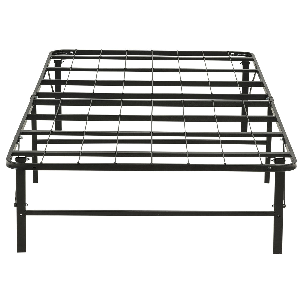 Kramer Black Twin Folding Metal Platform Bed Frame from Coaster - Luna Furniture