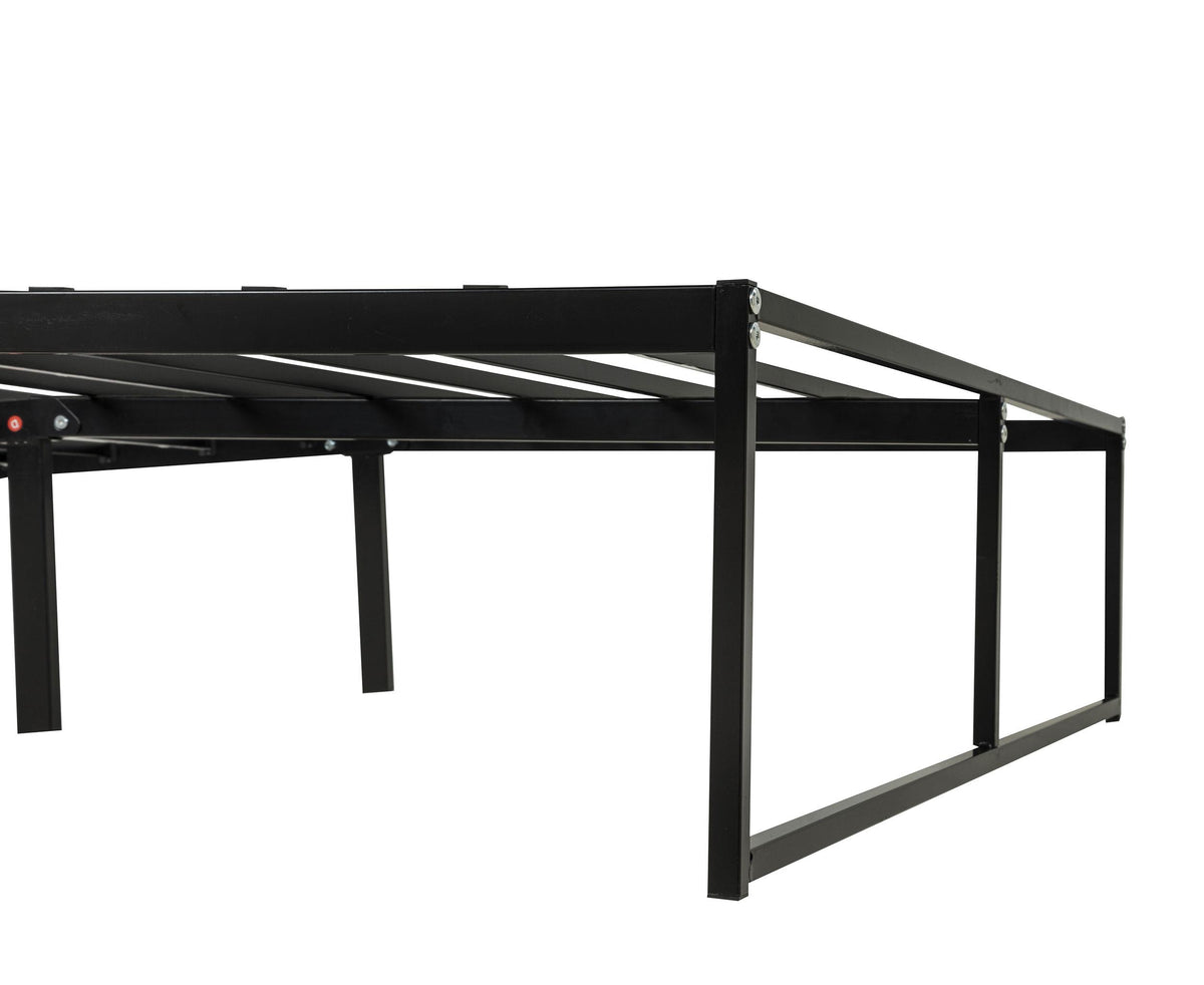 Gates Black Full Heavy-Gauge Metal Platform Bed Frame from Coaster - Luna Furniture