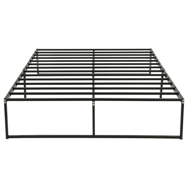 Gates Black Queen Metal Platform Bed Frame