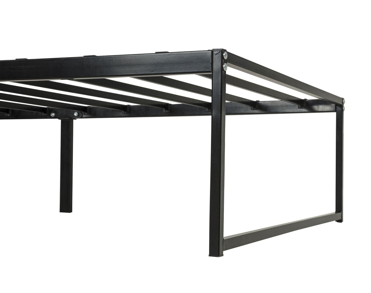 Gates Black Twin Heavy-Gauge Metal Platform Bed Frame from Coaster - Luna Furniture