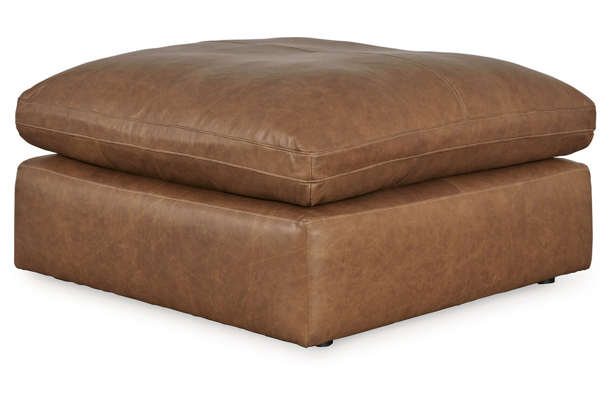 Emilia Caramel 5-Piece Sectional and Ottoman from Ashley - Luna Furniture