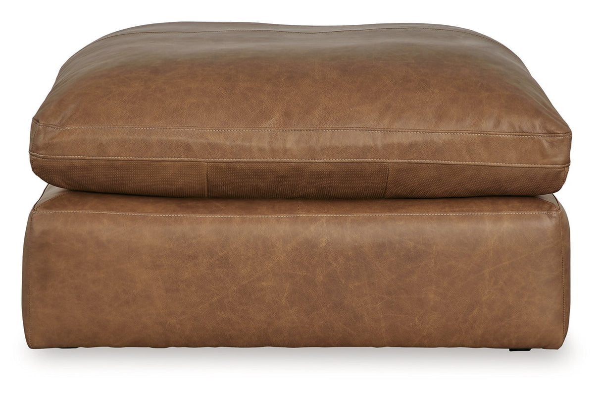Emilia Caramel 5-Piece Sectional and Ottoman from Ashley - Luna Furniture