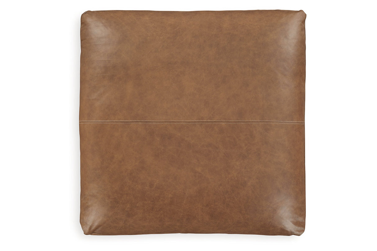 Emilia Caramel 5-Piece Sectional and Ottoman from Ashley - Luna Furniture