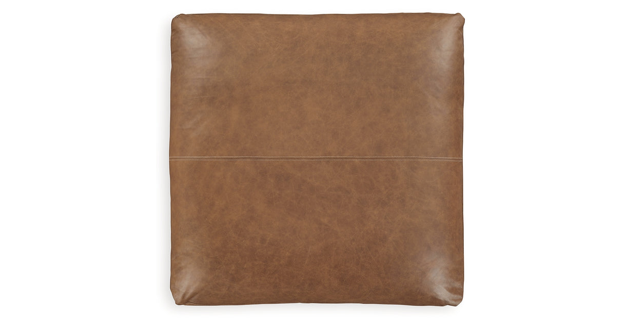 Emilia Caramel 3-Piece Sectional Sofa, 2-Piece Sectional Loveseat and Ottoman from Ashley - Luna Furniture