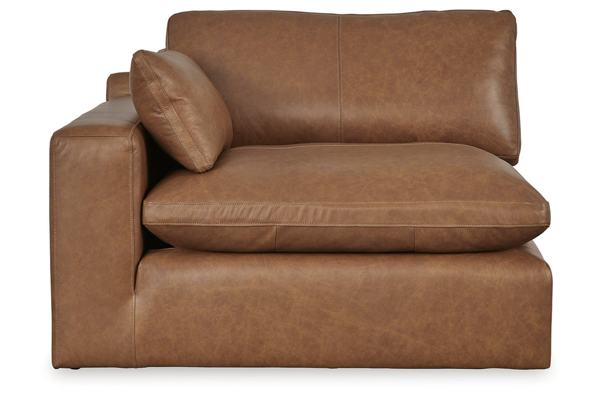 Emilia Caramel 5-Piece Sectional and Ottoman from Ashley - Luna Furniture