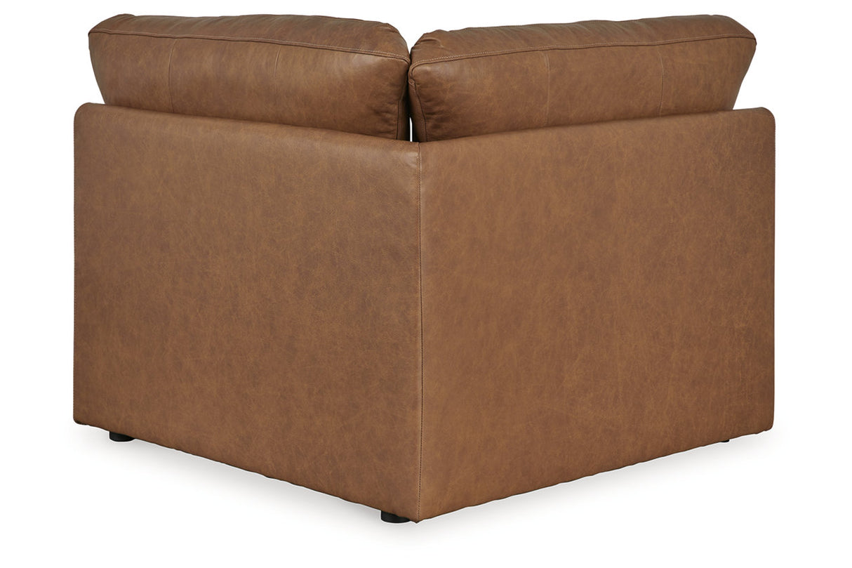 Emilia Caramel 5-Piece Sectional and Ottoman from Ashley - Luna Furniture