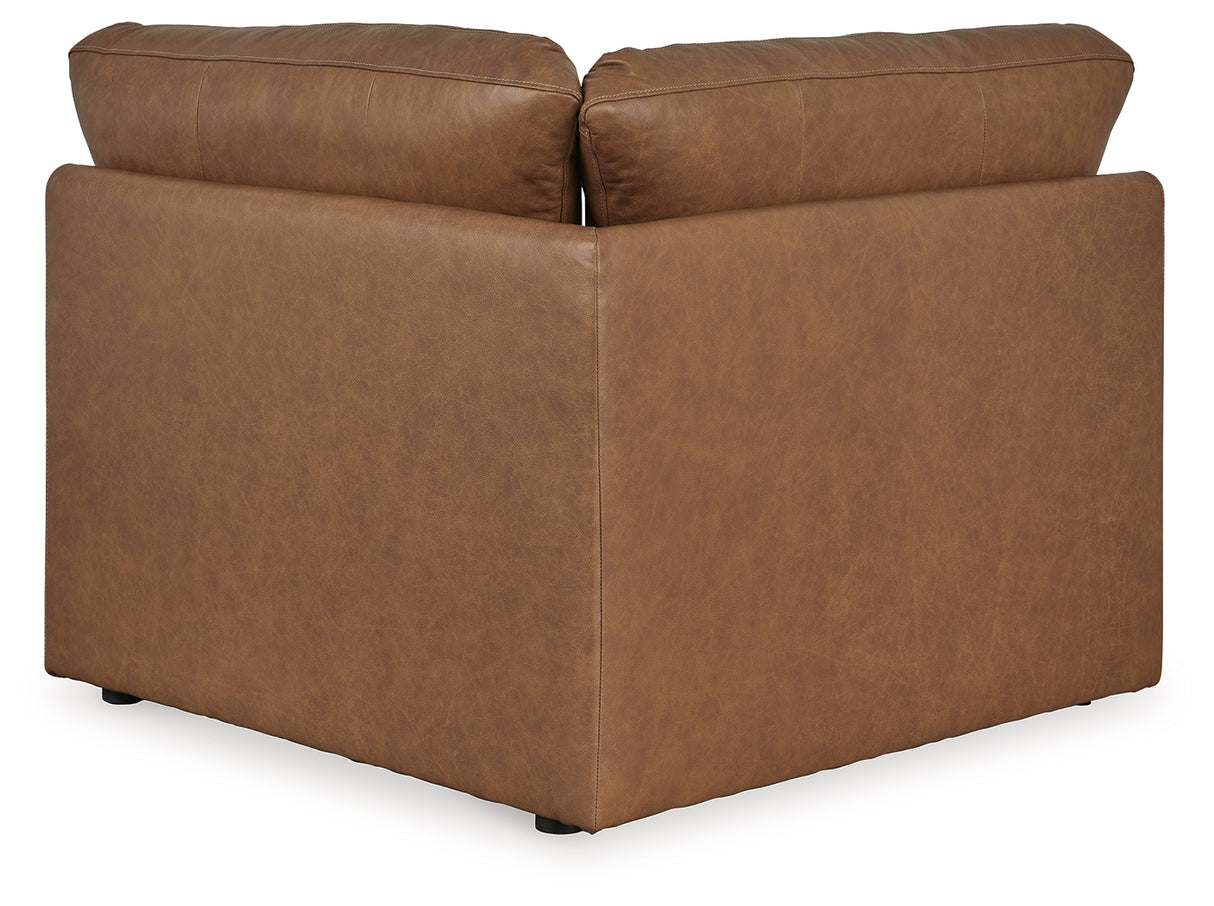 Emilia Caramel 5-Piece Sectional and Ottoman from Ashley - Luna Furniture