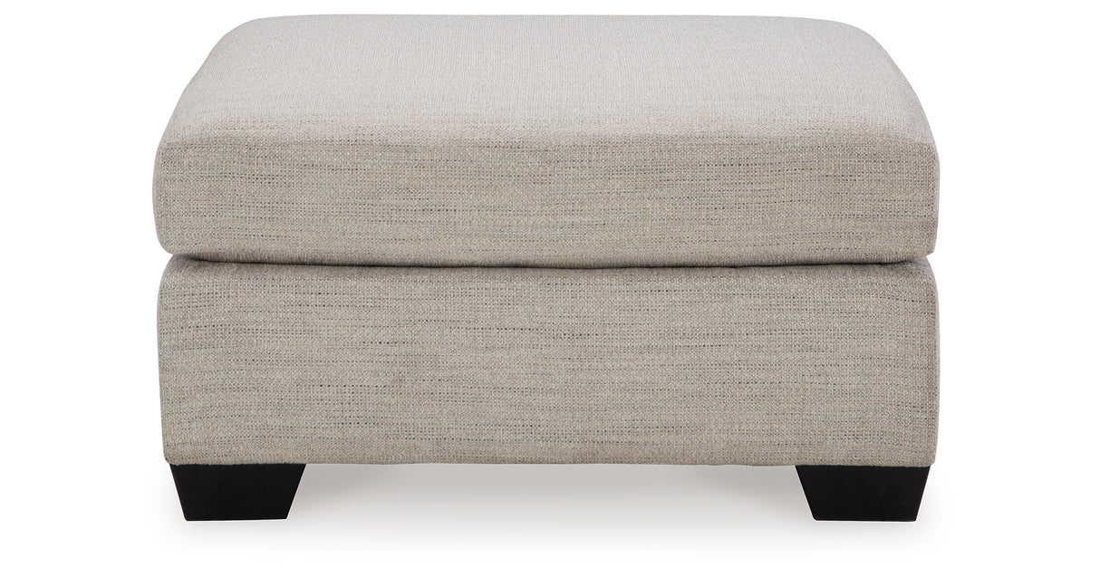 Mahoney Pebble 2-Piece Sectional with Ottoman from Ashley Furniture - Luna Furniture