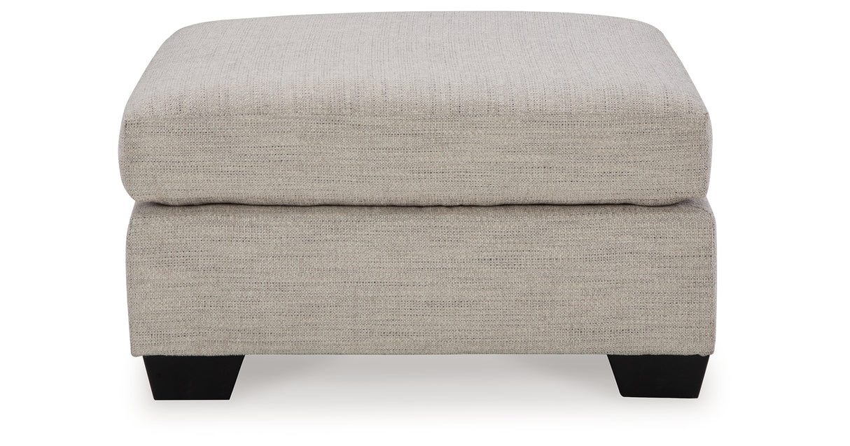 Mahoney Pebble 2-Piece Sectional with Ottoman from Ashley Furniture - Luna Furniture