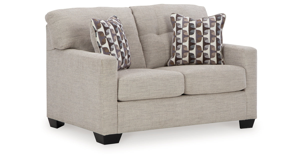 Mahoney Pebble Full Sofa Sleeper and Loveseat from Ashley Furniture - Luna Furniture
