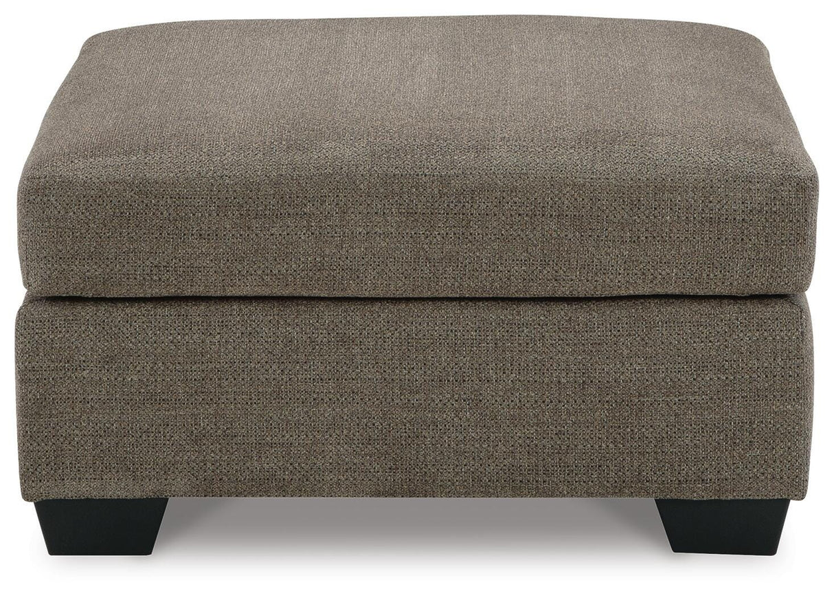 Mahoney Gray 2-Piece Sleeper Sectional and Ottoman from Ashley Furniture - Luna Furniture