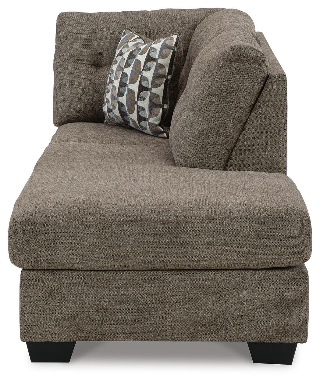 Mahoney Gray 2-Piece Sleeper Sectional and Ottoman from Ashley Furniture - Luna Furniture