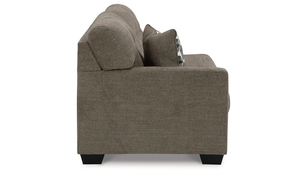 Mahoney Chocolate Left-Arm Facing Sofa from Ashley - Luna Furniture