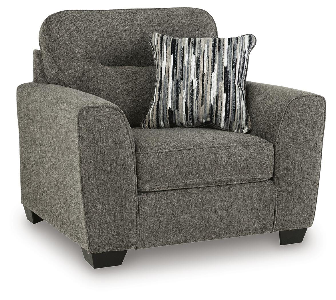 Olten Graphite Sofa and Oversized Chair