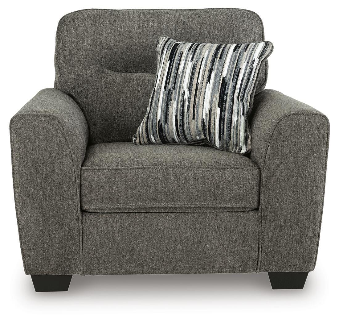 Olten Graphite Sofa and Oversized Chair