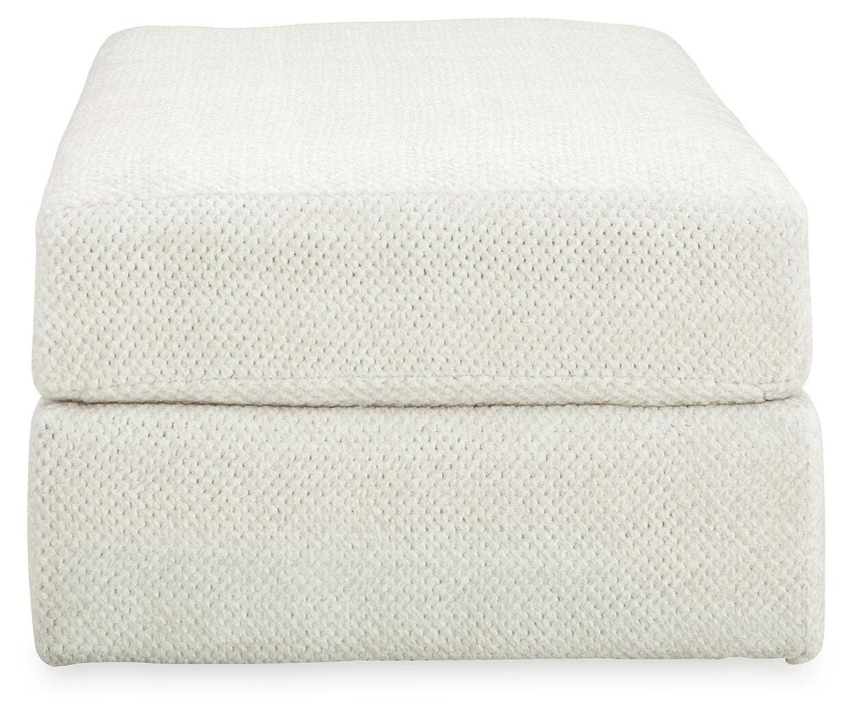 Karinne Linen Oversized Accent Ottoman from Ashley - Luna Furniture