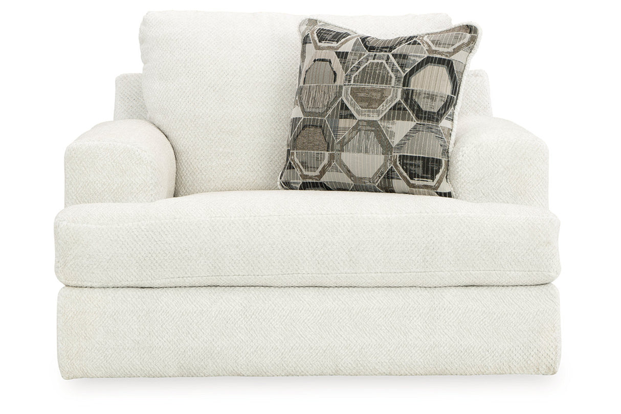 Karinne Linen Sofa, Loveseat, Oversized Chair and Ottoman from Ashley Furniture - Luna Furniture
