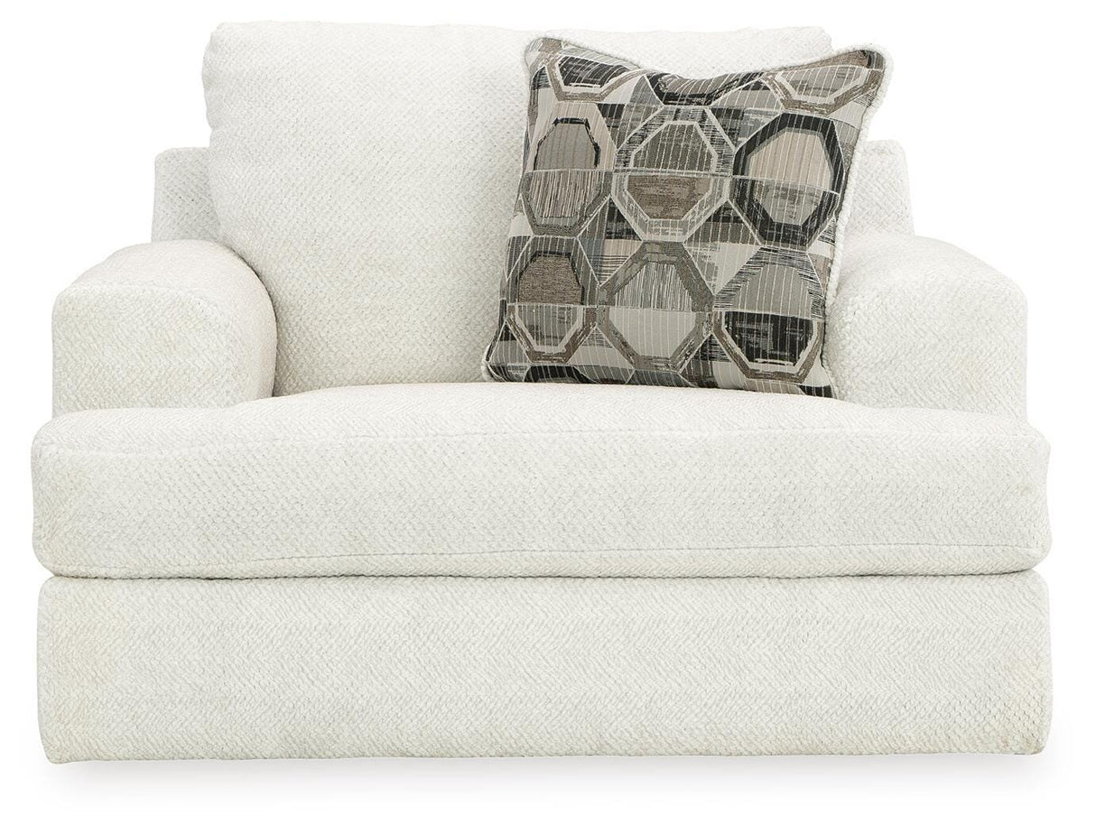 Karinne White Sofa, 2 Chairs and Ottoman from Ashley Furniture - Luna Furniture