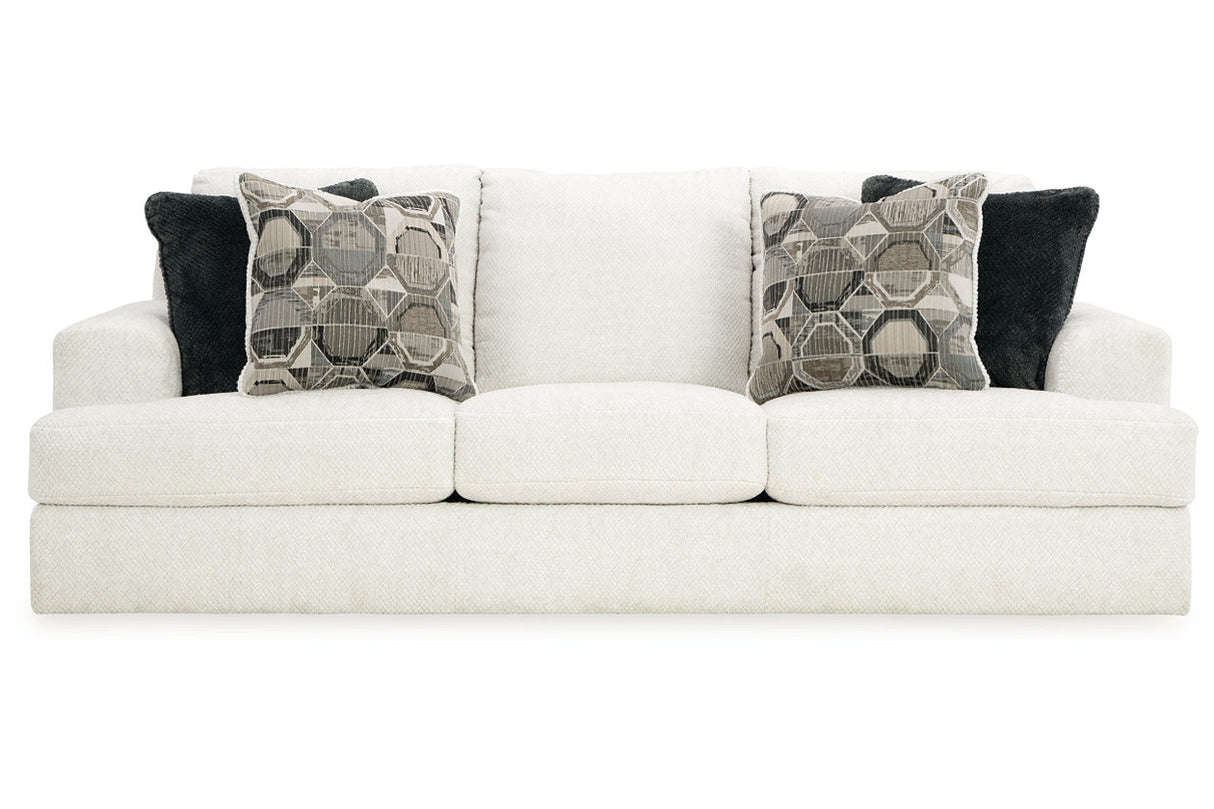 Karinne Linen Sofa, Loveseat, Oversized Chair and Ottoman from Ashley Furniture - Luna Furniture