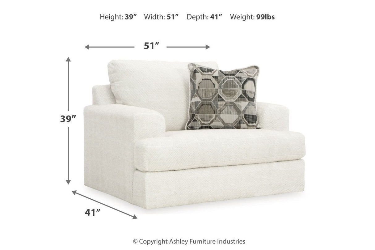 Karinne Linen Loveseat and Chair from Ashley - Luna Furniture