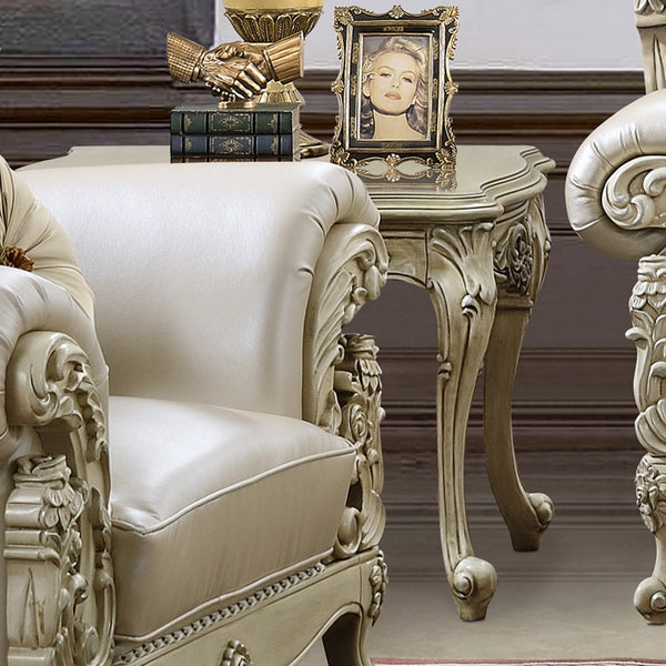 HD-32 Plantation Cove White End Table